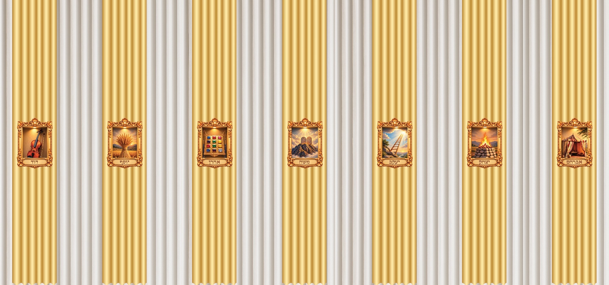 Ushpizin wall design, design 1